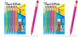 Handwriting Triangular Mechanical Pencil Set with Lead & Eraser Refills, 1.3mm, School Supplies, Office Supplies, Sketching Pencils, Drafting Pencil, Fun Barrel Colors, 8 Count (Pack of 2) Handwriting Triangular Mechanical Pencil Set with Lead & Eraser Refills, 1.3mm, School Supplies, Office Supplies, Sketching Pencils, Drafting Pencil, Fun Barrel Colors, 8 Count (Pack of 2)