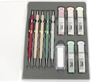 Mechanical Pencil Set with Lead and Eraser Refills, 5 Pack | 0.7mm, Sketching Pencils, Drafting Pencil, Drawing Mechanical Pencils Mechanical Pencil Set with Lead and Eraser Refills, 5 Pack | 0.7mm, Sketching Pencils, Drafting Pencil, Drawing Mechanical Pencils