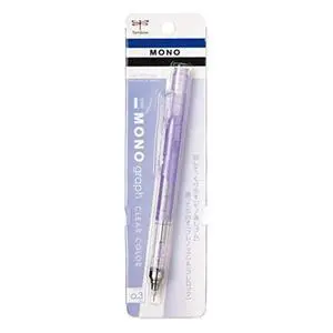 Mechanical Pencil, Monograph Clear Color 0.3mm, Clear Purple (DPA-139F) Mechanical Pencil, Monograph Clear Color 0.3mm, Clear Purple (DPA-139F)