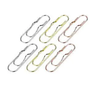 Gold/Silver/Rose Gold Metal Pen Clip - A Pack of 6 Paper Clip Clips for laptops and Paper, Including Metal and Pen Clips Gold/Silver/Rose Gold Metal Pen Clip - A Pack of 6 Paper Clip Clips for laptops and Paper, Including Metal and Pen Clips