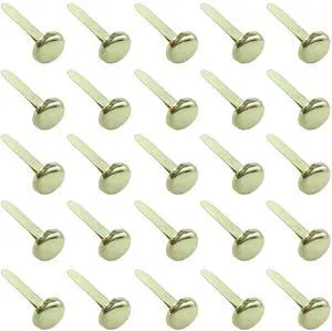 Paper Fasteners Medium 3/4-Inch Brass Plated (100-Pack) | Also called brads, paper pins or prongs - Flexible legs secure loose pages - For scrapbooking, school and office Paper Fasteners Medium 3/4-Inch Brass Plated (100-Pack) | Also called brads, paper pins or prongs - Flexible legs secure loose pages - For scrapbooking, school and office