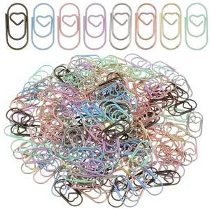 200Pcs Heart Paper Clips, Multicolor Papers Clips Decorative Binder Clip Love Heart Shaped Paperclips Cute Mini Paperclips for Office School Home Desk Organizers 200Pcs Heart Paper Clips, Multicolor Papers Clips Decorative Binder Clip Love Heart Shaped Paperclips Cute Mini Paperclips for Office School Home Desk Organizers