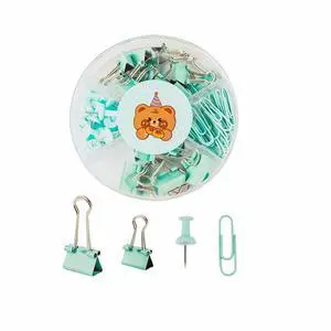 45 Pcs Metal Binder Clips Set with Pushpins,Cute Green Desk Supplies Multi-Size Binder Clips,Glossy Tacks, and Reusable Paper Clips.Portable case for School/Office.Perfect Green Desk Accessory Gift 45 Pcs Metal Binder Clips Set with Pushpins,Cute Green Desk Supplies Multi-Size Binder Clips,Glossy Tacks, and Reusable Paper Clips.Portable case for School/Office.Perfect Green Desk Accessory Gift
