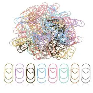 100 Pcs Heart Paper Clips Small Paper Clips Cute Mini Paperclips Papers Clamp for Document Note Decoration Organizing (Colorful) 100 Pcs Heart Paper Clips Small Paper Clips Cute Mini Paperclips Papers Clamp for Document Note Decoration Organizing (Colorful)