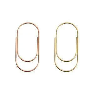 36pcs 2inch Jumbo Paper Clips with Clear Box, Rose Gold and Yellow Gold, Funny Cute Paperclips Bookmarks Planner Clips for Fun Office Supplies School Gifts Wedding Decoration 36pcs 2inch Jumbo Paper Clips with Clear Box, Rose Gold and Yellow Gold, Funny Cute Paperclips Bookmarks Planner Clips for Fun Office Supplies School Gifts Wedding Decoration