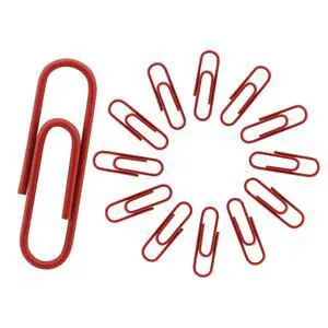 200 Pack Red Vinyl Coated Paper Clips, 28mm Small Office Clips | Vinyl-Coated No Marks, Holds Firmly, Compact And Portable, For Paper Document Photo Album School Office 200 Pack Red Vinyl Coated Paper Clips, 28mm Small Office Clips | Vinyl-Coated No Marks, Holds Firmly, Compact And Portable, For Paper Document Photo Album School Office