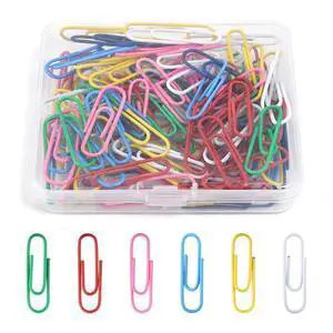 Paper Clips 100 Pcs 1.3 Inch Medium Colorful Paperclips for Office School | Colored Paper Clips Set, DIY, Daily Paperwork Supplies Paper Clips 100 Pcs 1.3 Inch Medium Colorful Paperclips for Office School | Colored Paper Clips Set, DIY, Daily Paperwork Supplies
