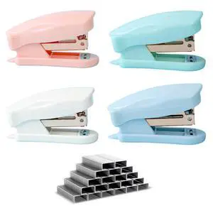 4PCS Mini Staplers with 4000 Staples, Small Stapler with Staple | for Home, Office, School, Desk, Student 4PCS Mini Staplers with 4000 Staples, Small Stapler with Staple | for Home, Office, School, Desk, Student