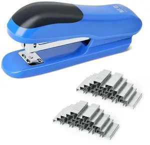 Desktop Stapler with 2000 Staples, 25 Sheets Capacity Portable Staplers for Desk, Two Binding Modes Metal Standard Staplers for Classroom School Office Supplies (Blue) Desktop Stapler with 2000 Staples, 25 Sheets Capacity Portable Staplers for Desk, Two Binding Modes Metal Standard Staplers for Classroom School Office Supplies (Blue)