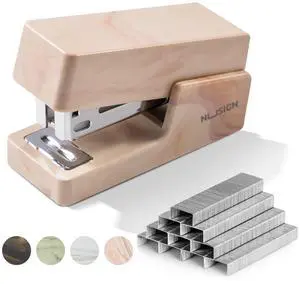 Mini Stapler with 830 Staples, Small Cute Desk Staplers, 25 Sheet Capacity, Fluid Brown Mini Stapler with 830 Staples, Small Cute Desk Staplers, 25 Sheet Capacity, Fluid Brown