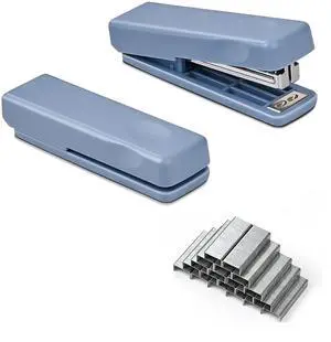 2Pcs Mini Stapler with 2000 Staples, Cute Small Staplers for Desk, 20 Sheets Capacity, Jam Free, Portable Stapler for Office School Supplies (Blue) 2Pcs Mini Stapler with 2000 Staples, Cute Small Staplers for Desk, 20 Sheets Capacity, Jam Free, Portable Stapler for Office School Supplies (Blue)