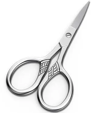 Stainless Steel Small Scissors with Textured Handle - All Purpose for Arts, Crafts, Sewing, Office & Kitchen, Sharp & Durable Cutting Tools Stainless Steel Small Scissors with Textured Handle - All Purpose for Arts, Crafts, Sewing, Office & Kitchen, Sharp & Durable Cutting Tools