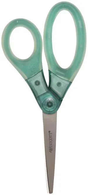 8" Gel-Grip Multipurpose Scissors for Office and Home, Green 8" Gel-Grip Multipurpose Scissors for Office and Home, Green
