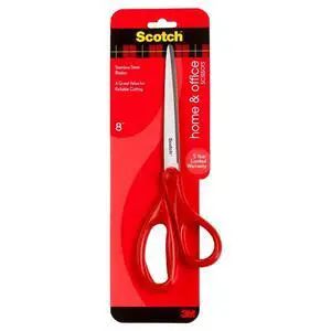 8" Home & Office Scissors, Great for General Purpose Use | Stainless Steel Scissors for Paper, Crafts and Everyday Cutting, Corrosion Resistant Blades for Home and Office 8" Home & Office Scissors, Great for General Purpose Use | Stainless Steel Scissors for Paper, Crafts and Everyday Cutting, Corrosion Resistant Blades for Home and Office