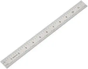 12 Inch Machinist Ruler Set - 2 Pack Stainless Steel Precision Double Sided Ruler with 1/64, 1/32, 1/16 & 1/8 Inch Graduations, Etched Markings - for Engineers,Woodworking and DIY (2, 12 Inch) 12 Inch Machinist Ruler Set - 2 Pack Stainless Steel Precision Double Sided Ruler with 1/64, 1/32, 1/16 & 1/8 Inch Graduations, Etched Markings - for Engineers,Woodworking and DIY (2, 12 Inch)