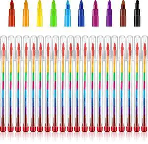 20 Pcs Stackable Pencils Bulk Colored Pencils Back to School Gifts Party Favors DIY Rainbow Pencil for Classroom Office Rainbow Birthday Party, 10 Colors 20 Pcs Stackable Pencils Bulk Colored Pencils Back to School Gifts Party Favors DIY Rainbow Pencil for Classroom Office Rainbow Birthday Party, 10 Colors