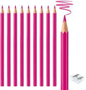 10 PCS Pink Colored Pencils, Pre-sharpened Professional Wooden Art Pencils Set for Artists Painting | Premium Drawing Sketching Supplies 10 PCS Pink Colored Pencils, Pre-sharpened Professional Wooden Art Pencils Set for Artists Painting | Premium Drawing Sketching Supplies