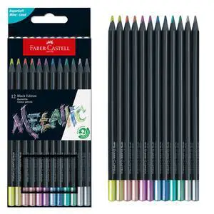 Black Edition Colored Pencils - Metallic | School Supplies Black Edition Colored Pencils - Metallic | School Supplies
