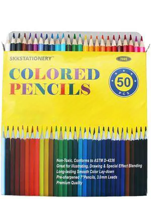 50Pcs Colored Pencils, 50 Vibrant Colors | Drawing Pencils for Sketch, Arts, Coloring Books, Back to school 50Pcs Colored Pencils, 50 Vibrant Colors | Drawing Pencils for Sketch, Arts, Coloring Books, Back to school
