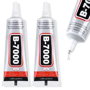B-7000 Super Adhesive Glue, Industrial Strength B7000 Glues Paste for Rhinestones Crafts, Clothes Shoes, Fabric, Jewelry Making, Cell Phones, Tablet, Wood, Rubber, Leather (2x50 ml/1.68 oz) B-7000 Super Adhesive Glue, Industrial Strength B7000 Glues Paste for Rhinestones Crafts, Clothes Shoes, Fabric, Jewelry Making, Cell Phones, Tablet, Wood, Rubber, Leather (2x50 ml/1.68 oz)