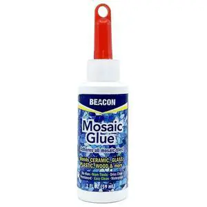 Mosaic Glue - Non-Toxic & Water Resistant, Ideal for All Tiles & Surfaces, 2-Ounce Mosaic Glue - Non-Toxic & Water Resistant, Ideal for All Tiles & Surfaces, 2-Ounce