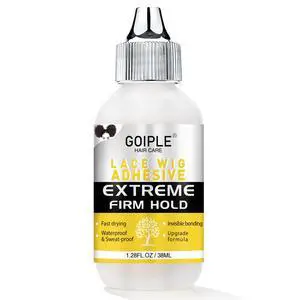 Wig Glue for Lace Front Wigs, Waterproof Lace Front Wig Glue for Wigs, Strong Hold Transparent Lace Adhesive for Hair Replacement Invisible Hair Bonding Wig Adhesive(1.28 fl oz) Wig Glue for Lace Front Wigs, Waterproof Lace Front Wig Glue for Wigs, Strong Hold Transparent Lace Adhesive for Hair Replacement Invisible Hair Bonding Wig Adhesive(1.28 fl oz)