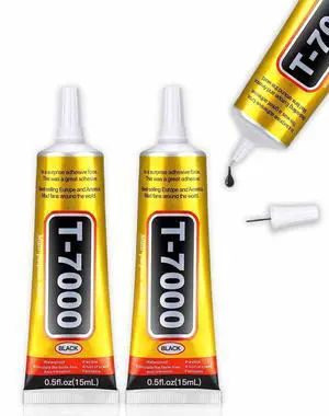 Upgrade T-7000 Black Adhesive Glue - 2PCS 15ml | High-Performance Waterproof Adhesive for Precision Repairs, Perfect for Phone, Electronics, Jewelry, and Crafts Upgrade T-7000 Black Adhesive Glue - 2PCS 15ml | High-Performance Waterproof Adhesive for Precision Repairs, Perfect for Phone, Electronics, Jewelry, and Crafts