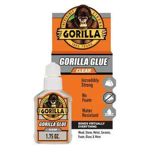 Clear Glue, All Purpose, 1.75 oz Bottle | Water Resistant Formula, Bonds Wood, Stone, Metal, Ceramic, and Foam, Ideal for Indoor and Outdoor Use Clear Glue, All Purpose, 1.75 oz Bottle | Water Resistant Formula, Bonds Wood, Stone, Metal, Ceramic, and Foam, Ideal for Indoor and Outdoor Use