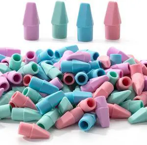 Pencil Erasers Toppers, 120 Pack, Colorful, Latex Free, No Smudge | 120 Pack Pencil Erasers Toppers, 120 Pack, Colorful, Latex Free, No Smudge | 120 Pack