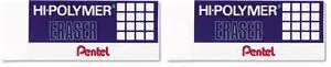 Super Hi-Polymer Eraser, Large, Nonabrasive, White (PENZEH10) (Pack of 2) Super Hi-Polymer Eraser, Large, Nonabrasive, White (PENZEH10) (Pack of 2)