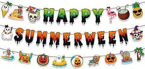 Halloween Party Decorations for Summer 3 Pack Summer Halloween Banner Happy Summerween Banner Spooky Summer Garland Summerween Party Decorations Hawaiian Beach Pool Halloween Party Supplies Halloween Party Decorations for Summer 3 Pack Summer Halloween Banner Happy Summerween Banner Spooky Summer Garland Summerween Party Decorations Hawaiian Beach Pool Halloween Party Supplies
