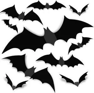 120Pcs 3D Bats Halloween Decorations Wall Decor Realistic PVC Bat Stickers | Halloween Party Decorations, Creepy Home Decor, DIY Wall Decal, Indoor Bathroom 120Pcs 3D Bats Halloween Decorations Wall Decor Realistic PVC Bat Stickers | Halloween Party Decorations, Creepy Home Decor, DIY Wall Decal, Indoor Bathroom