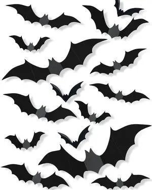 120 Pcs 3D Halloween Decorations Bats Decor,5 Sizes Bats Wall Decor Indoor | Scary Bat Stickers, Halloween Decorations for Bedroom Bathroom, Door Wall Party Decorations 120 Pcs 3D Halloween Decorations Bats Decor,5 Sizes Bats Wall Decor Indoor | Scary Bat Stickers, Halloween Decorations for Bedroom Bathroom, Door Wall Party Decorations