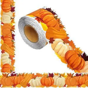 69Feet Bulletin Board Borders,Fall Pumpkin Themed Bulletin Board Border Suitable for Classroom Decor Poster Boards Thanksgiving Wall Decor 69Feet Bulletin Board Borders,Fall Pumpkin Themed Bulletin Board Border Suitable for Classroom Decor Poster Boards Thanksgiving Wall Decor