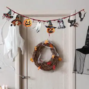 Halloween Garland Banner Ghosts Pumpkin Bat Hanging Party Decorations Backdrop Fireplace Inside Onside Suppliers Halloween Garland Banner Ghosts Pumpkin Bat Hanging Party Decorations Backdrop Fireplace Inside Onside Suppliers