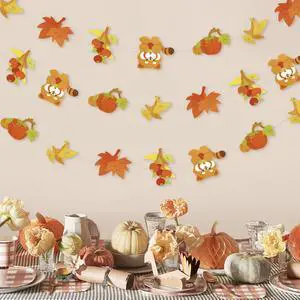 Fall Pumpkin Raccoon Banner, Reusable Autumn Maple Leaf Garland | Thanksgiving Party Supplies for Harvest Celebrations, Autumn Themed Decor for Weddings Baby Showers Birthday Backdrops Fall Pumpkin Raccoon Banner, Reusable Autumn Maple Leaf Garland | Thanksgiving Party Supplies for Harvest Celebrations, Autumn Themed Decor for Weddings Baby Showers Birthday Backdrops