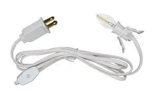 Single Light Replacement Clip in Lamp Cord for Christmas Village House Includes LED Light Bulb | 1 Pack Single Light Replacement Clip in Lamp Cord for Christmas Village House Includes LED Light Bulb | 1 Pack