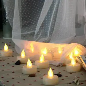 6 Flameless Tealight Candles with Remote and Timer Flickering Battery Operated Electric LED Tea Lights Halloween Jack-O-Lantern Pumpkin Wedding Centerpieces Christmas Party Decorations Batteries Incl. 6 Flameless Tealight Candles with Remote and Timer Flickering Battery Operated Electric LED Tea Lights Halloween Jack-O-Lantern Pumpkin Wedding Centerpieces Christmas Party Decorations Batteries Incl.