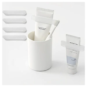 4-Pack Toothpaste Squeezer, Tube Squeezer Tool & Tooth Paste Dispenser PP Toothpaste Roller for Bathroom, Works with Creams, Cosmetics, Lotions in Tubes up to 2.6" Wide 4-Pack Toothpaste Squeezer, Tube Squeezer Tool & Tooth Paste Dispenser PP Toothpaste Roller for Bathroom, Works with Creams, Cosmetics, Lotions in Tubes up to 2.6" Wide