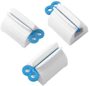 3pcs-Rolling Tube Toothpaste Squeezer Toothpaste Seat Holder Stand for Bathroom AccessoriesBlue 3pcs-Rolling Tube Toothpaste Squeezer Toothpaste Seat Holder Stand for Bathroom AccessoriesBlue