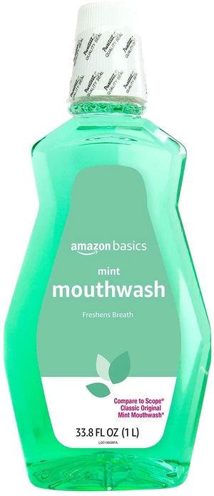 Fresh Breath Mouthwash for Bad Breath, Refreshing Mint, Clean Taste, 33.8 fl oz (Previously Solimo) Fresh Breath Mouthwash for Bad Breath, Refreshing Mint, Clean Taste, 33.8 fl oz (Previously Solimo)