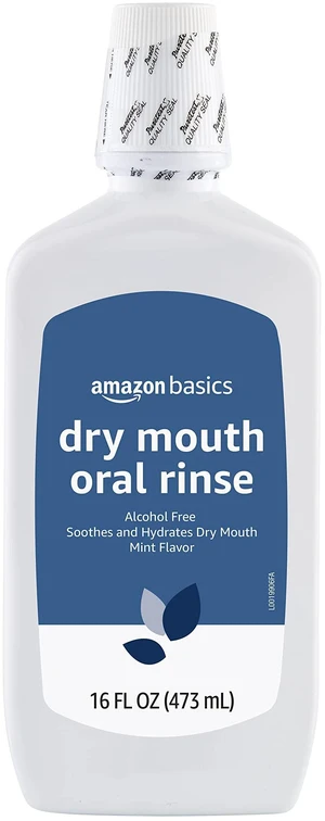 Dry Mouth Oral Rinse, Alcohol Free, Mint Flavor, Soothes and Hydrates, 16 Fluid Ounces, 1-Pack (Previously Solimo) Dry Mouth Oral Rinse, Alcohol Free, Mint Flavor, Soothes and Hydrates, 16 Fluid Ounces, 1-Pack (Previously Solimo)