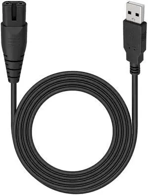 Water Flosser Charger Replacement USB Cable Black for Oral Irrigator | 1.2M USB charging cable replacement for compatible water flossers, ideal as a spare charger for home and travel use Water Flosser Charger Replacement USB Cable Black for Oral Irrigator | 1.2M USB charging cable replacement for compatible water flossers, ideal as a spare charger for home and travel use