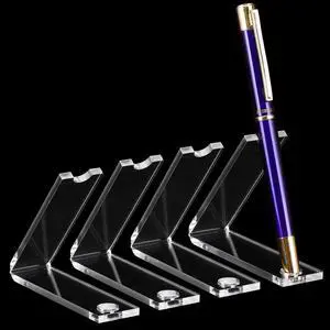 4 Pieces Acrylic Pen Holder Display Stand Transparent Makeup Brush Rack Organizer Clear Pen Stand Paintbrush Drying Rack for Home School Office or Store Use 4 Pieces Acrylic Pen Holder Display Stand Transparent Makeup Brush Rack Organizer Clear Pen Stand Paintbrush Drying Rack for Home School Office or Store Use