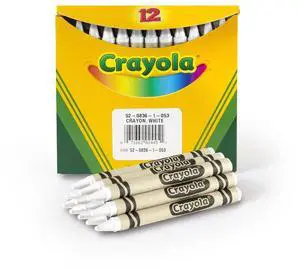 Crayons, White, Single Color Crayon Refill, 12 Count Bulk Crayons, School Supplies | School Supplies Crayons, White, Single Color Crayon Refill, 12 Count Bulk Crayons, School Supplies | School Supplies