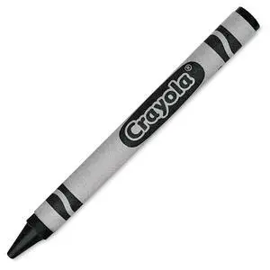Crayons, Black, Single Color Crayon Refill, 12 Count Bulk Crayons, School Supplies Crayons, Black, Single Color Crayon Refill, 12 Count Bulk Crayons, School Supplies
