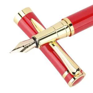 Fountain Pen - Luxury Fountain pen set for Men & Women - Ink Pen for Smooth Writing - Fountain Pen Fine NibIncludes 10 Ink Cartridges and Ink Refill Converter - Red Fountain Pen - Luxury Fountain pen set for Men & Women - Ink Pen for Smooth Writing - Fountain Pen Fine NibIncludes 10 Ink Cartridges and Ink Refill Converter - Red