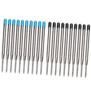 20 Pack Black & Blue Pen Refills Replacement Ink for Tactical Pen (10 Pcs Black, 10 Pcs Blue) 20 Pack Black & Blue Pen Refills Replacement Ink for Tactical Pen (10 Pcs Black, 10 Pcs Blue)
