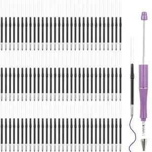 100 pcs 2.4inch/6.1cm Blue Ink Beadable Pens Refills, Replaceable Pens Refills, for Plastic Bead Ballpoint Pen Ink Refills 100 pcs 2.4inch/6.1cm Blue Ink Beadable Pens Refills, Replaceable Pens Refills, for Plastic Bead Ballpoint Pen Ink Refills