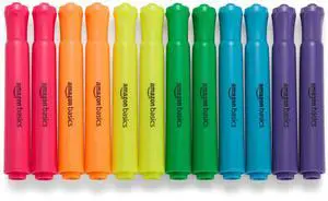 Tank Style Highlighters, Chisel Tip, Bible Highlighter, Office and School Supplies, 12 Pack, Assorted Colors Tank Style Highlighters, Chisel Tip, Bible Highlighter, Office and School Supplies, 12 Pack, Assorted Colors